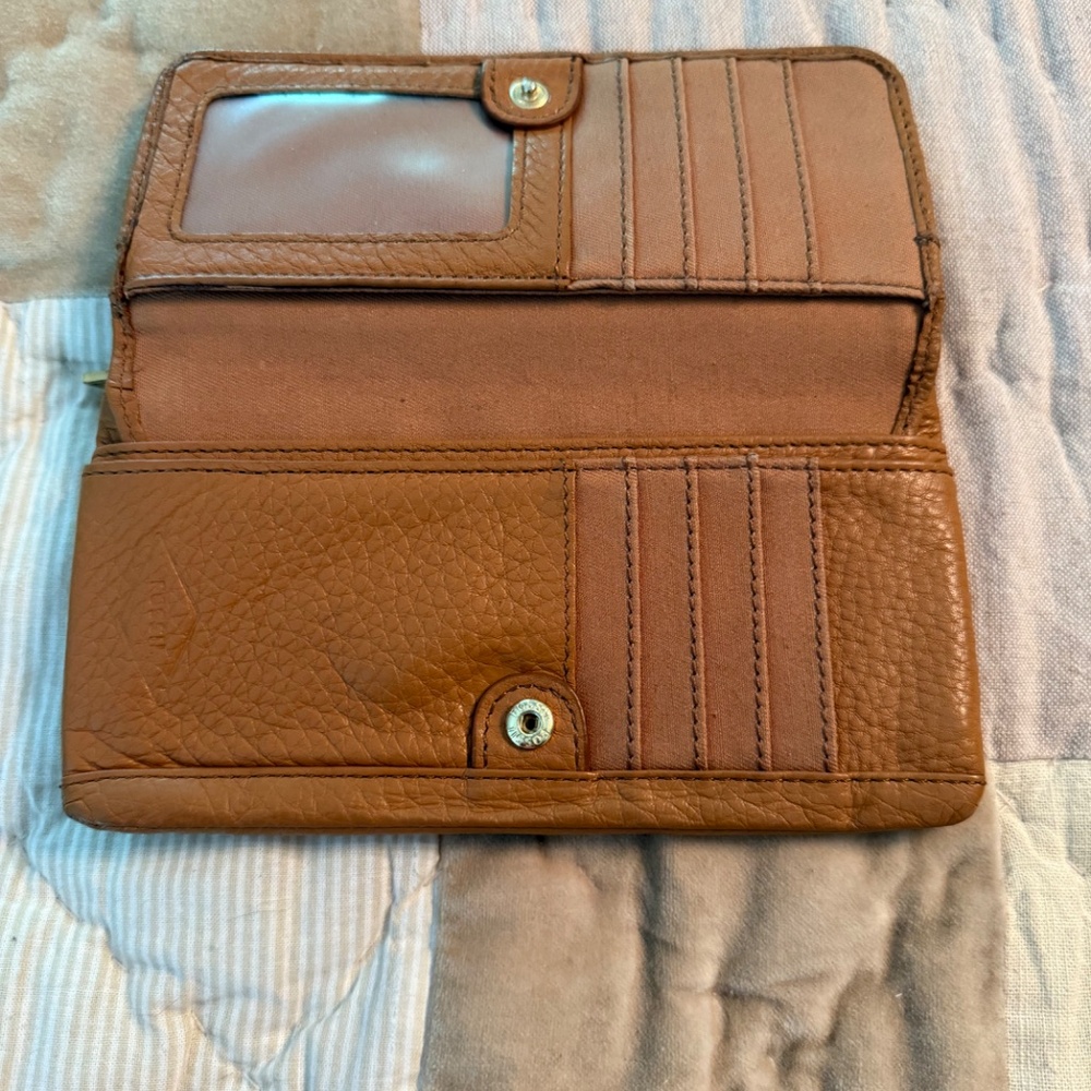 Fossil leather wallet - Picture 2 of 3
